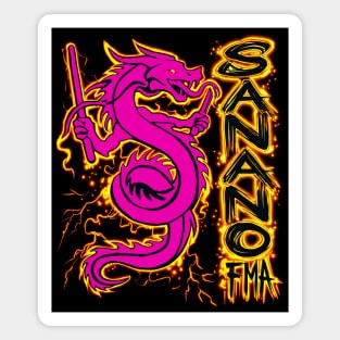 Sanano FMA Dragon Fire Pink Magnet